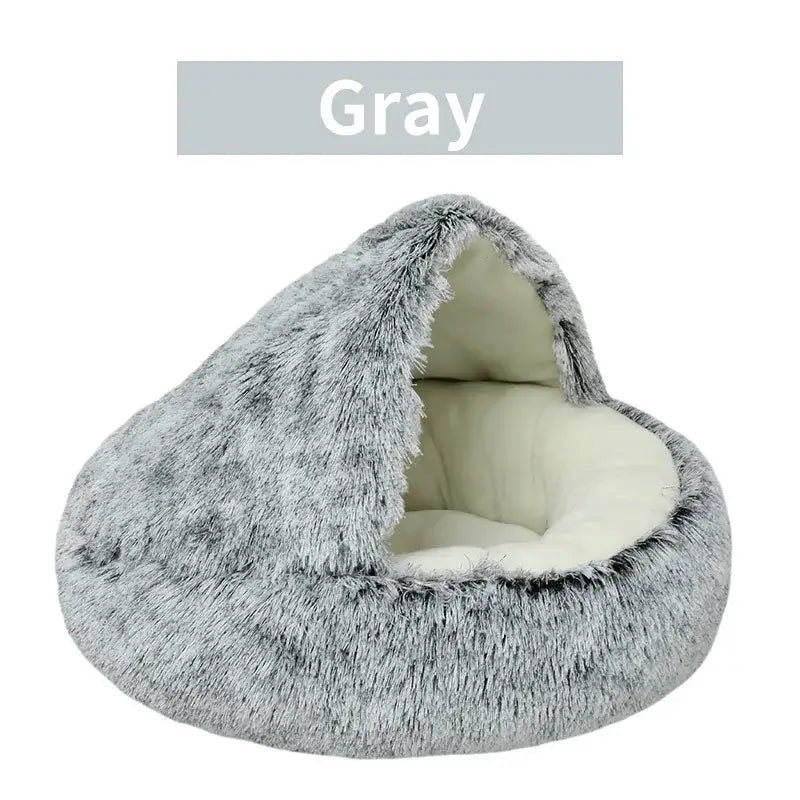 Cozy Cocoon Plush Pet Bed