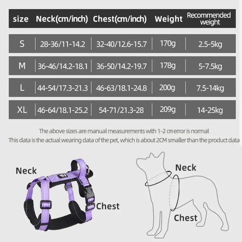 Anti-Escape Dog Harness with Handle - Tailrific Pets