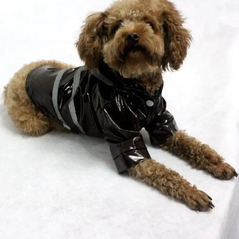 Reflective Waterproof Dog Raincoat