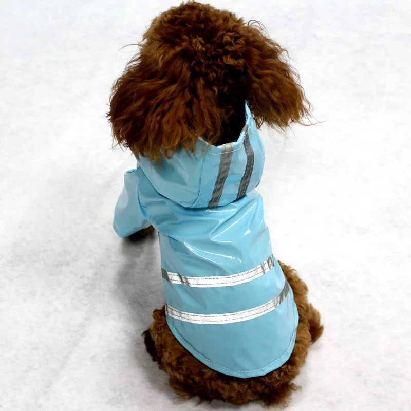 Reflective Waterproof Dog Raincoat - Tailrific Pets