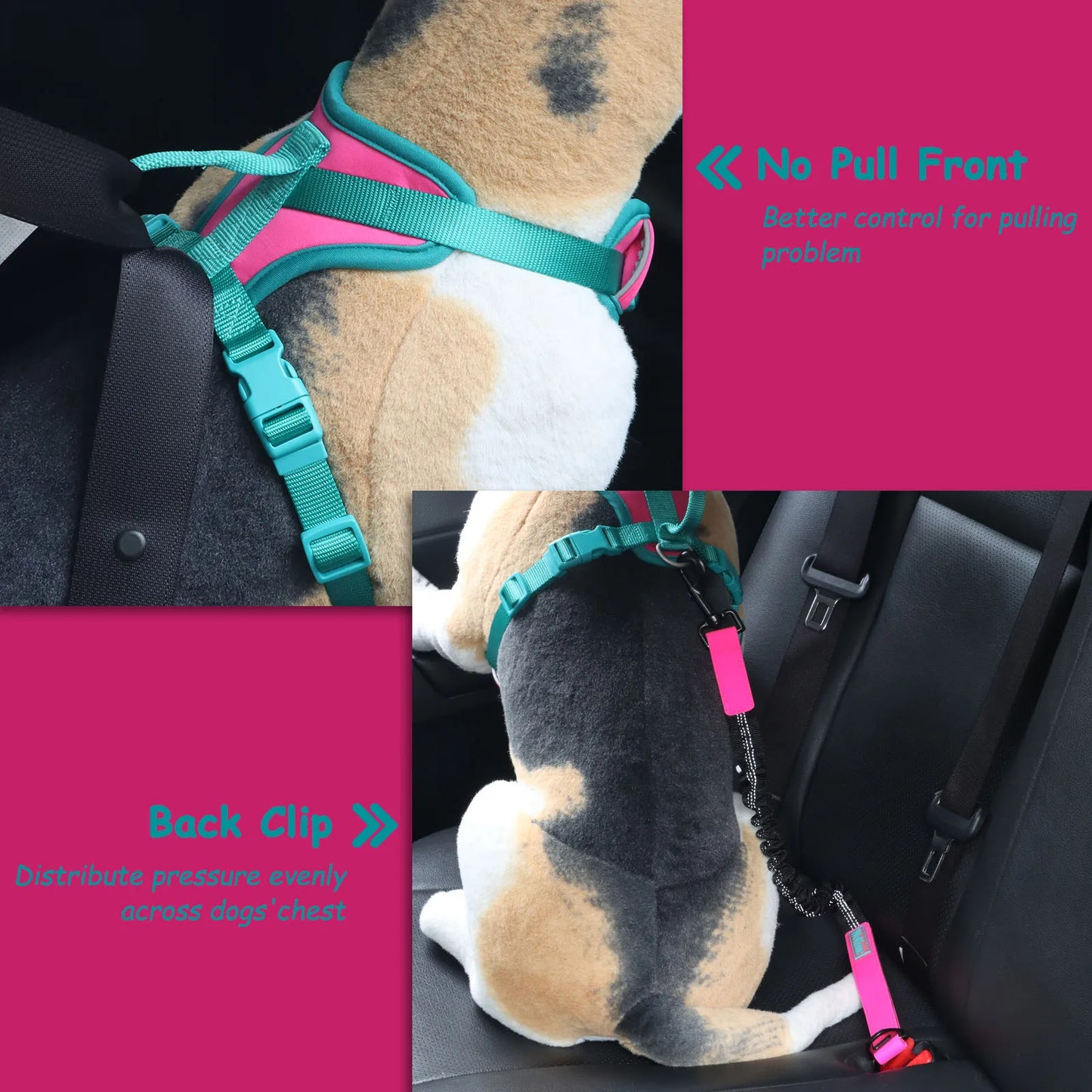 Splicing Colors Breathable No-Pull Dog Harness - Tailrific Pets