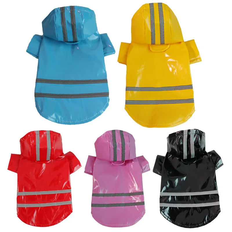 Reflective Waterproof Dog Raincoat - Tailrific Pets