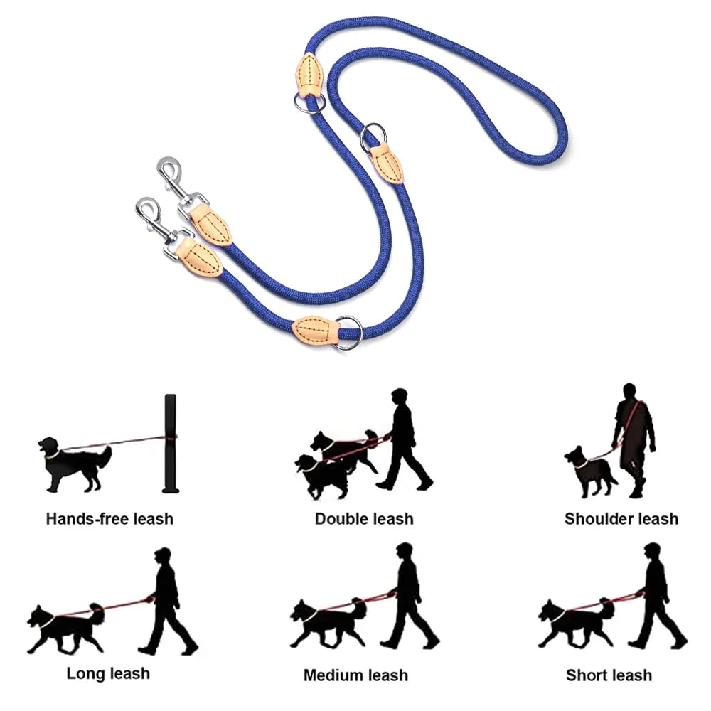 Hands-Free Double Dog Leash - Tailrific Pets