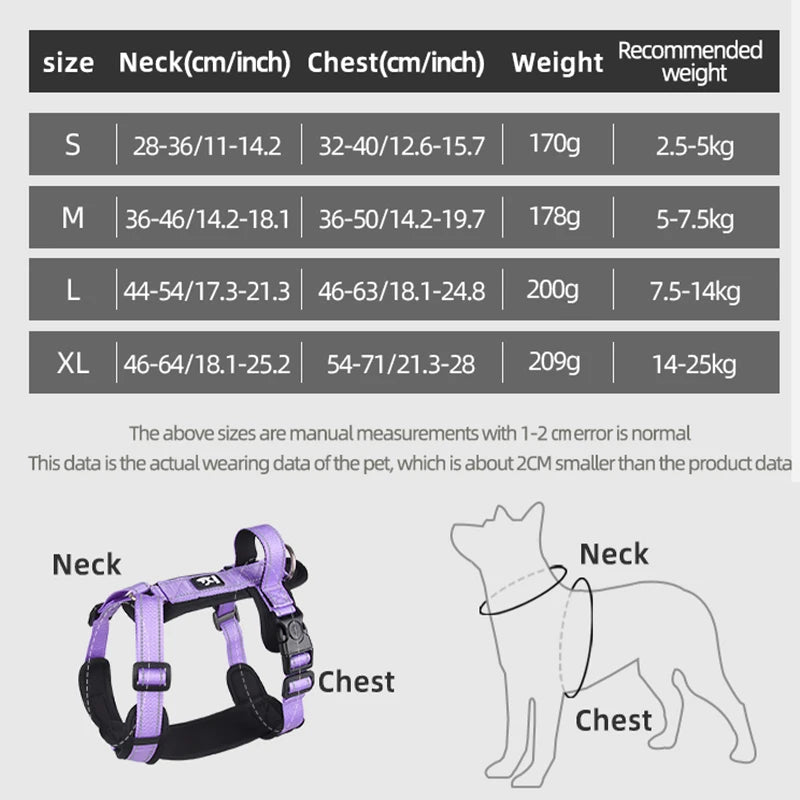 Anti-Escape Dog Harness with Handle - Tailrific Pets