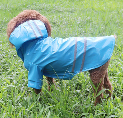 Reflective Waterproof Dog Raincoat - Tailrific Pets