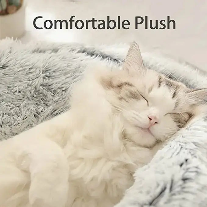 Cozy Cocoon Plush Pet Bed