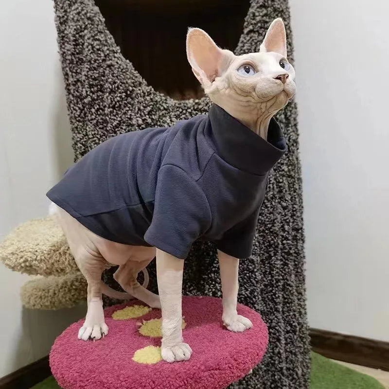 Turtleneck Warm Cat Coat