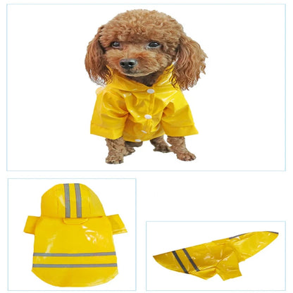 Reflective Waterproof Dog Raincoat - Tailrific Pets