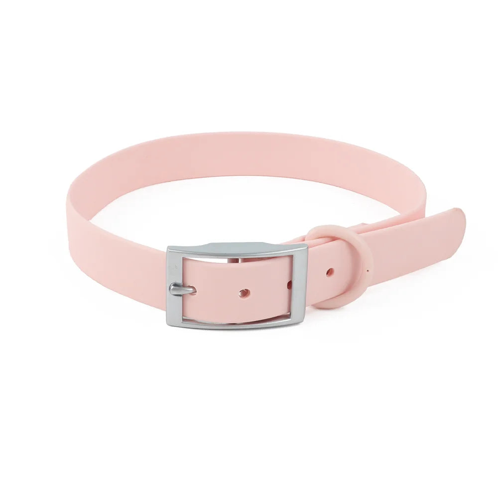 Light Pink Dog Collar Harness Double Leash Set - Tailrific Pets