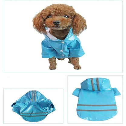 Reflective Waterproof Dog Raincoat - Tailrific Pets