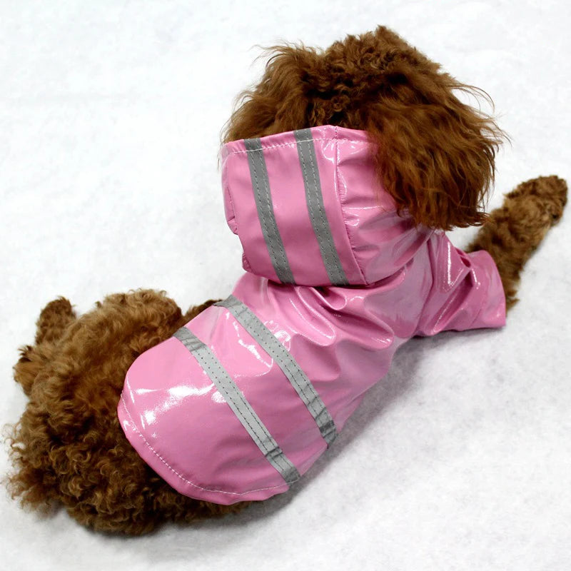 Reflective Waterproof Dog Raincoat - Tailrific Pets